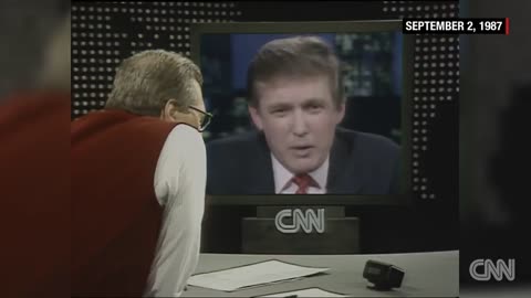 Donald Trump, the Living Folk Hero, on Larry King Live in 1987