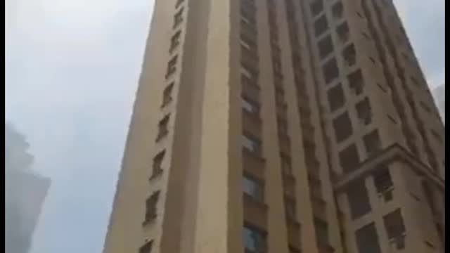 🛑In China Chem Spray from Roofs of High-rise Buildings