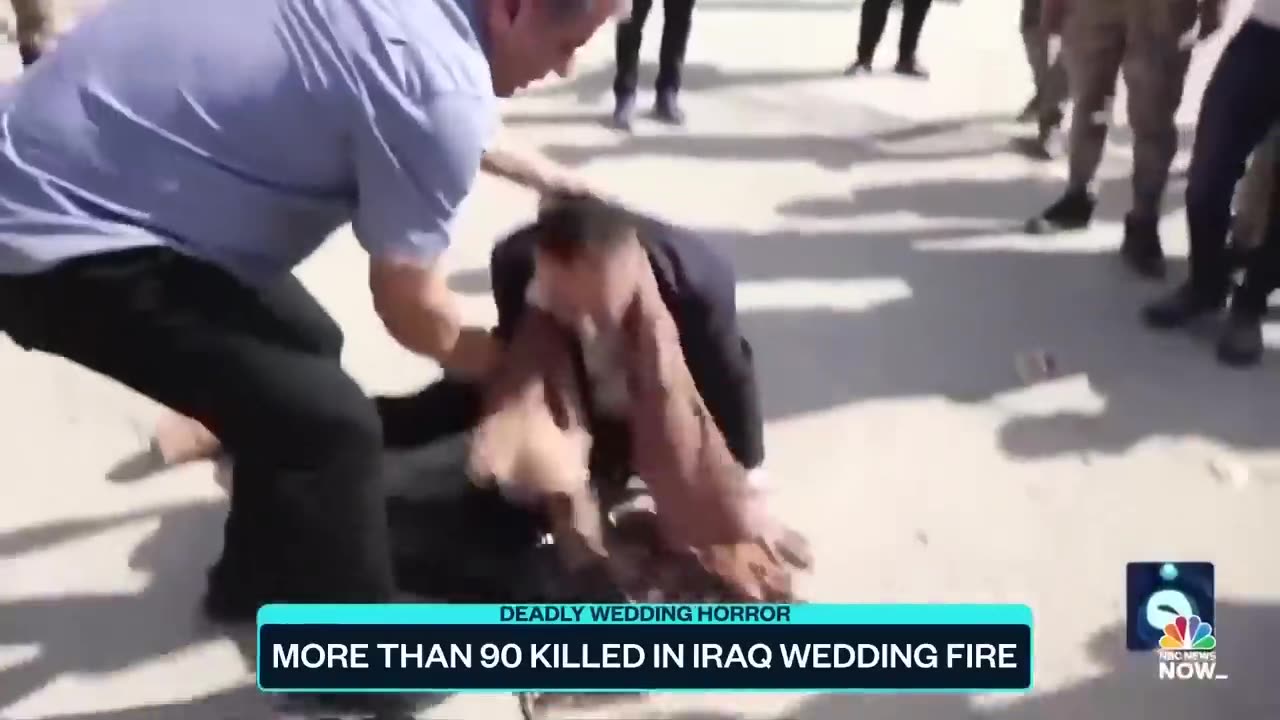 More than 90 people dead after Iraq wedding erupts in fire