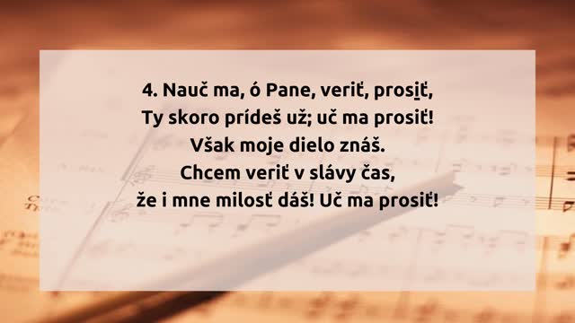 362. Nauč ma, ó, Pane