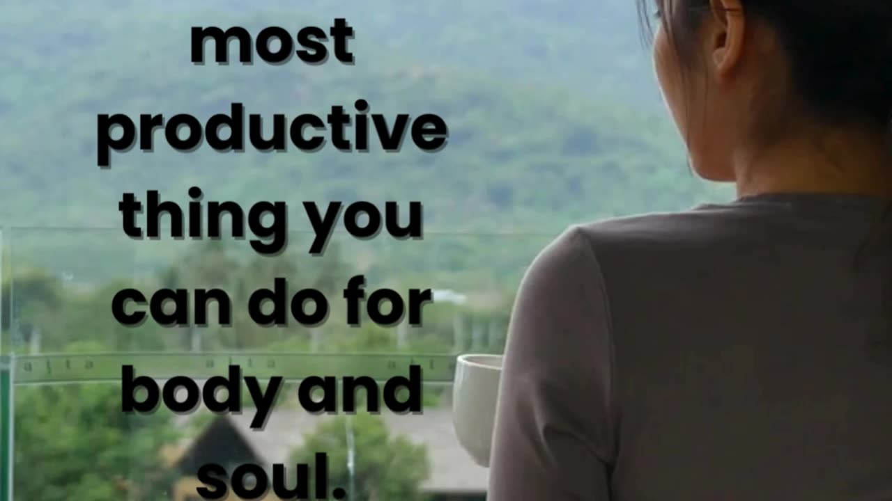 The Power of Rest for Body and Soul