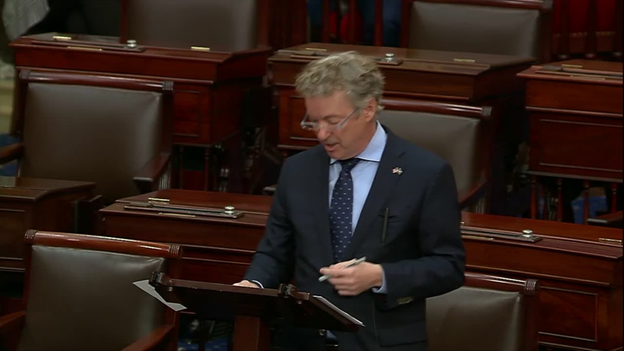 Dr. Rand Paul Speaks on U.S. Senate Floor - December 5, 2023