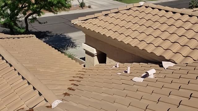 Beautiful Day on a Beautiful Roof
