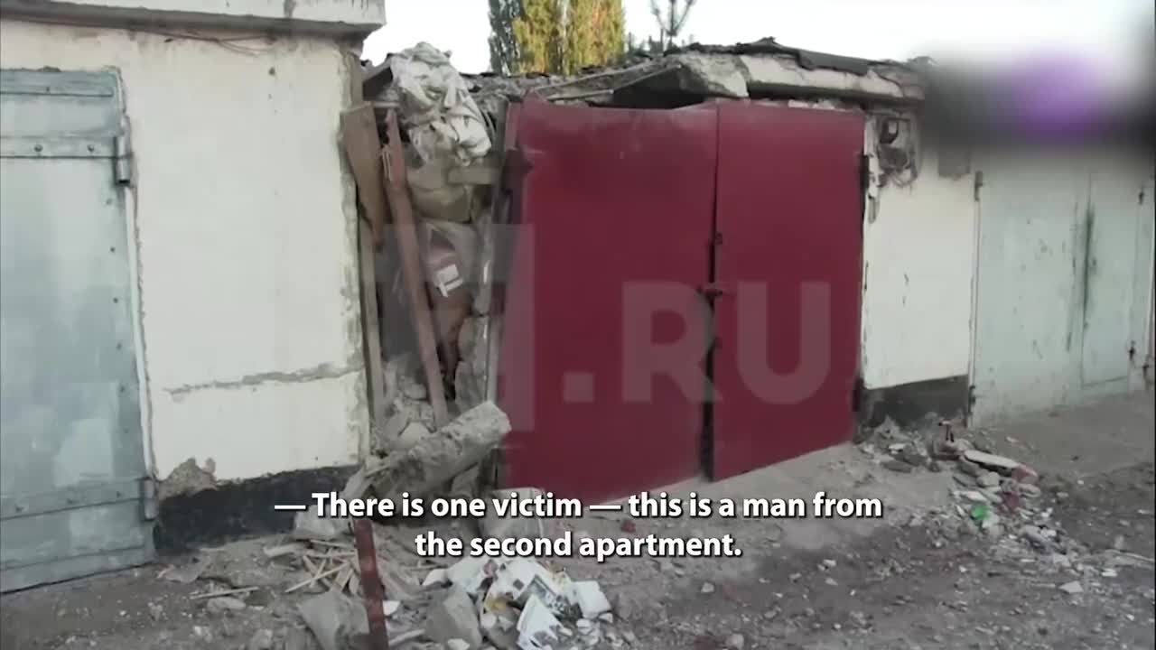 A resident of Donetsk showed the fragments she found