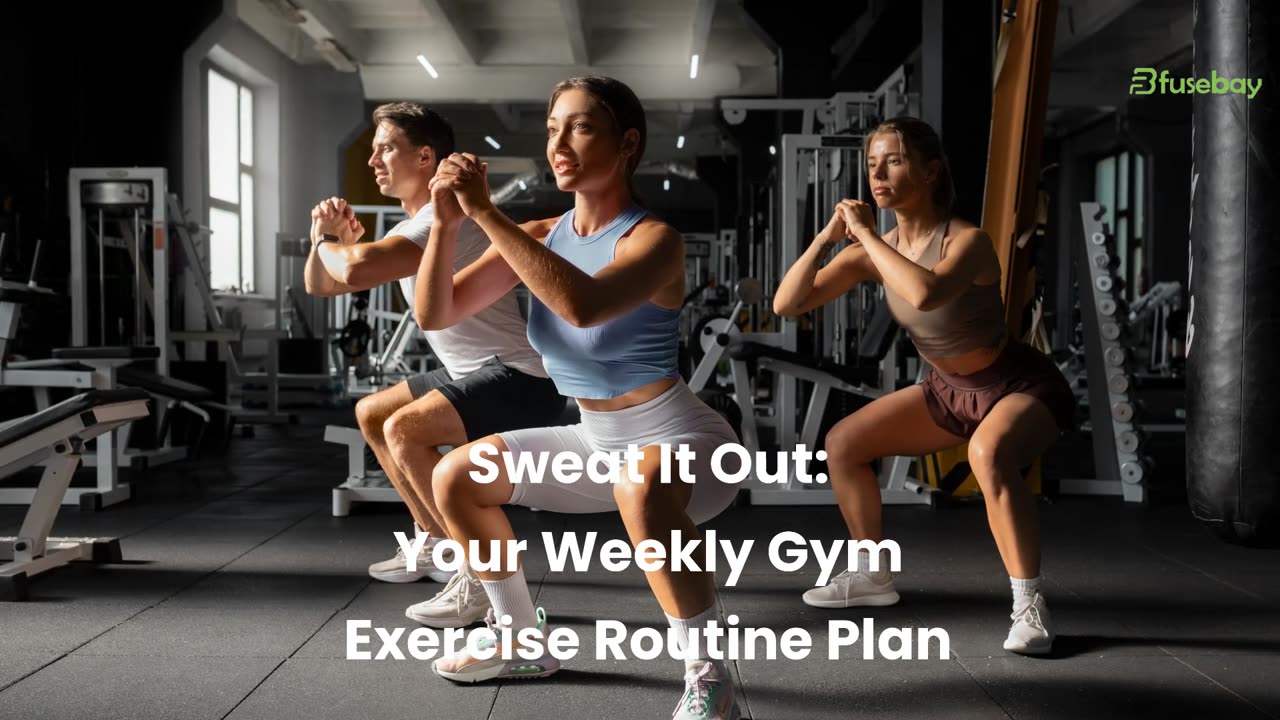 Weekly gym routine for beginners in 2023 | Full body workout plan for the week