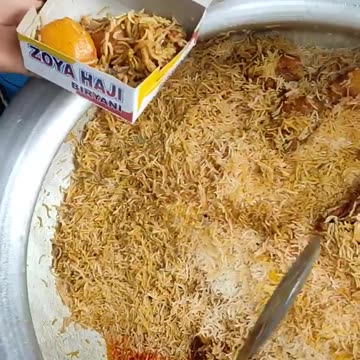 Best chicken Biryani😋 india street food kolkata#shorts #streetfood