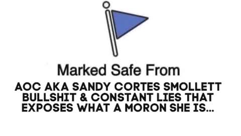 Aoc aka Sandy Cortes Smollett is clueless