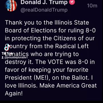 ILLINOIS LOVES TRUMP
