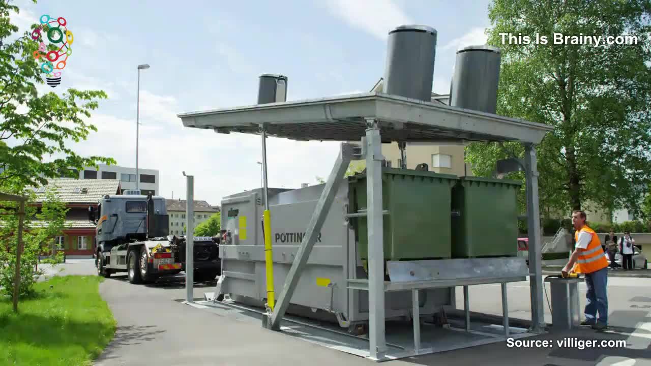 garbage bins