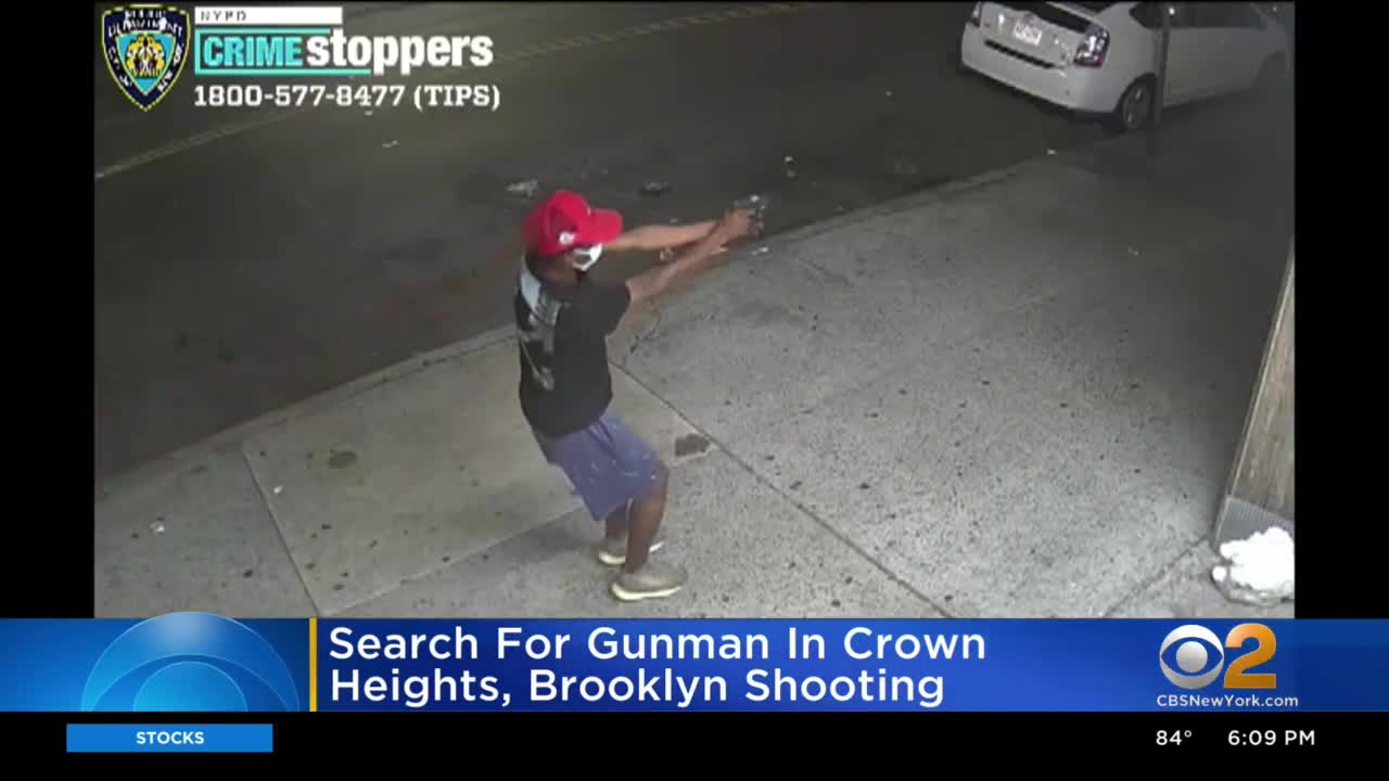 Police search for gunman in Crown Heights, Brooklyn, shooting