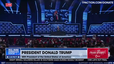 Trump roasts Biden over his inability to find his way off stage
