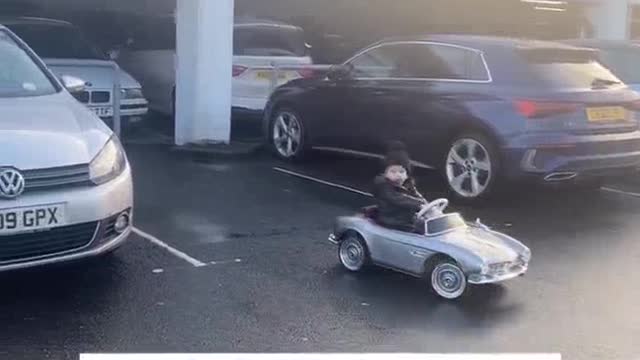 Little lad is betterat parking than you