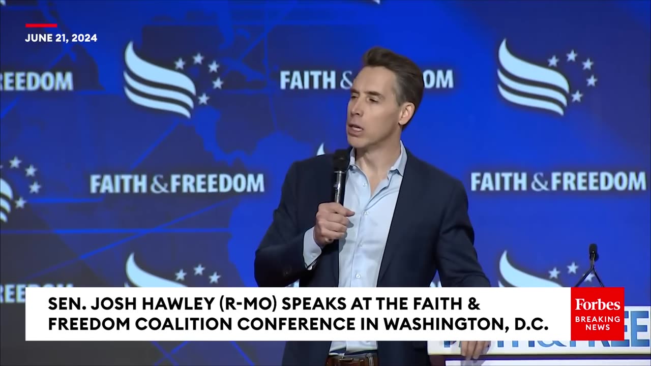 Josh Hawley Mocks Witness Who Repeatedly Used Phrase, 'Persons With A Capacity For Pregnancy'