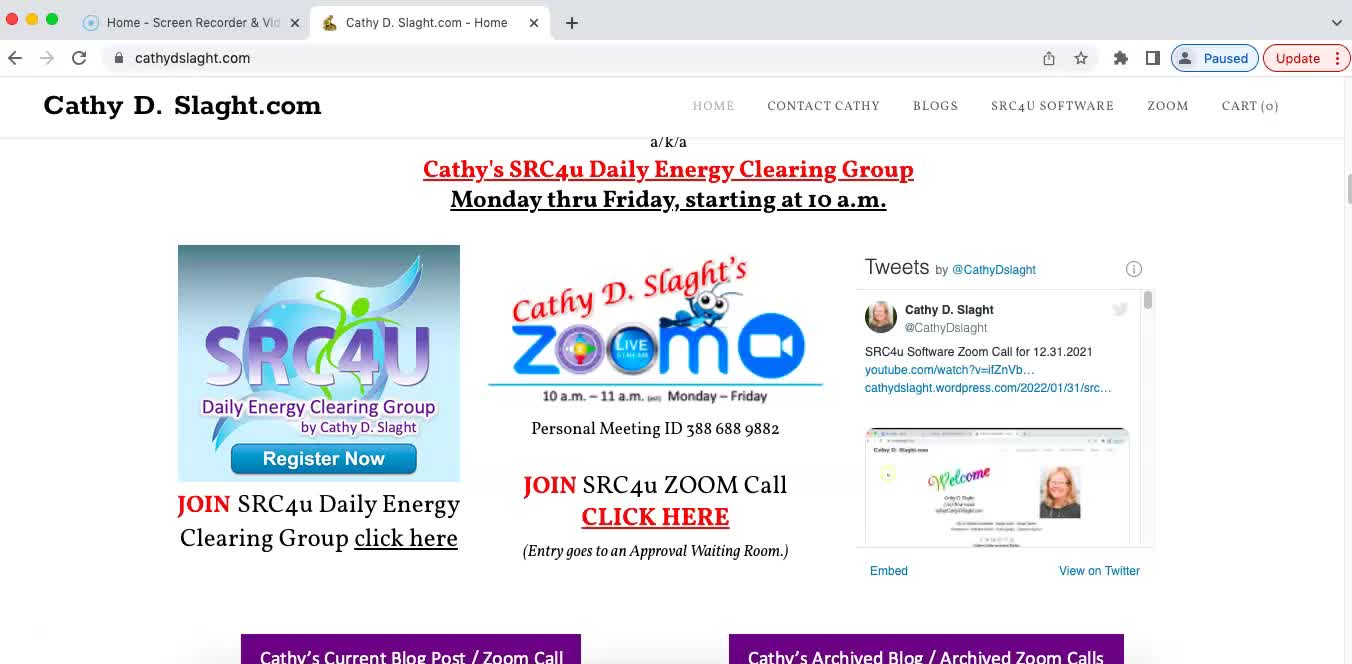 SRC4U Software Zoom Call 4 26 2022 by Cathy D. Slaght