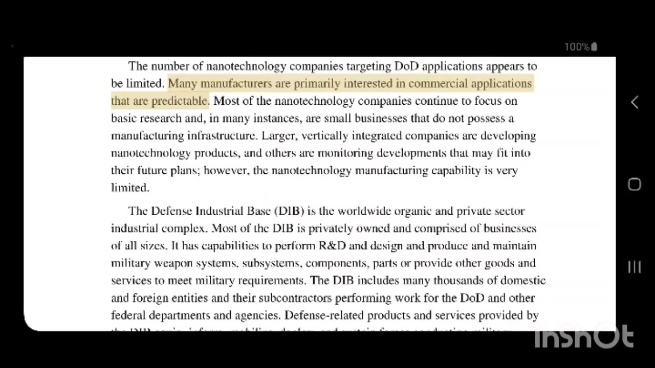 Defense Nanotechnology Research and Development Program December 2009 Department of Defense Director, Defense Research & Engineering