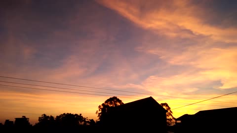 Morning dawn in Vietnam