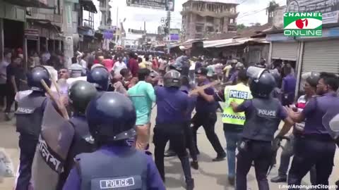 Bangladesh: huge protests erupt amid power cuts (July 31 2022)