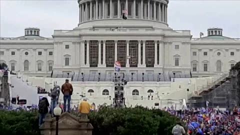 Proud Boys and Ray Epps Storm the Capitol (West Side)