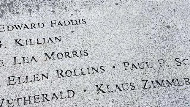 Mt. St. Helens Memorial Monument with Names of the Lost