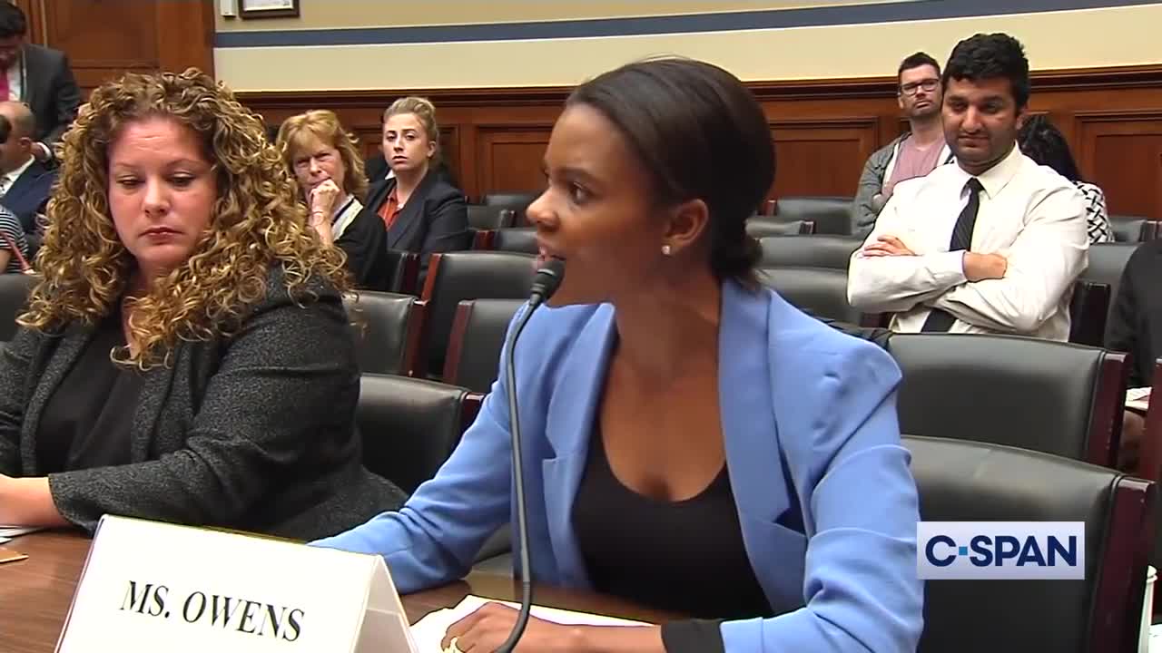 Candace Owens at hearing on Confronting White Supremacy