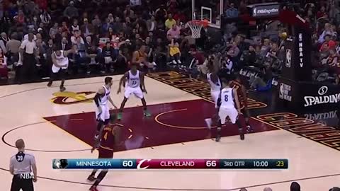LeBron James Impresses HIMSELF w/ VICIOUS Reverse And-1 Layup