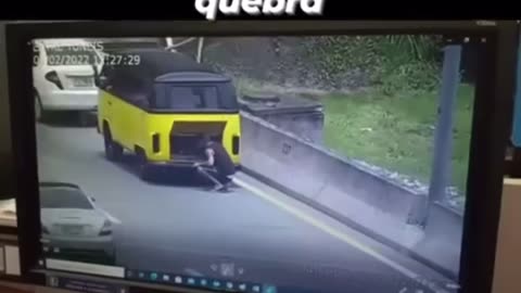 Lucky car crash
