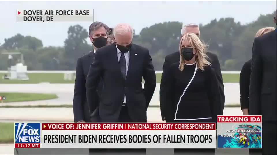 Joe Biden CHECKS WATCH During Dignified Transfer Of 13 Fallen Soldiers