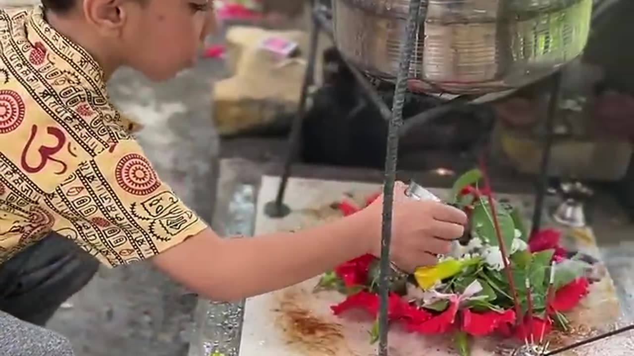 शिवरात्रि पर की पूजा ❤️❤️ #bholenath ~@Timetofun