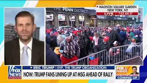 HE 'BUILT THAT CITY'_ Eric Trump on New York's enthusiasm ahead of father's MSG rally