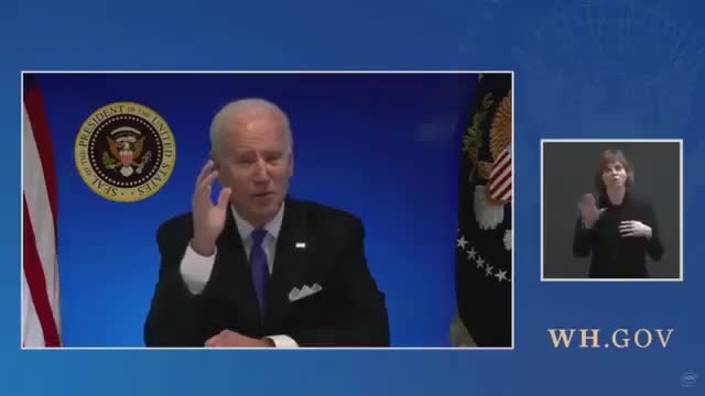 White House cuts Joe Biden feed after he wanted to take questions