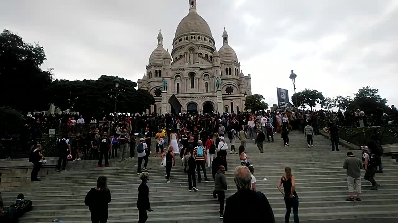 Manif anti-pass💉du 25/09/21 - paris - Fin du parcours