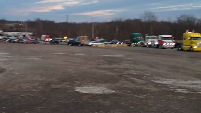 More trucks arriving