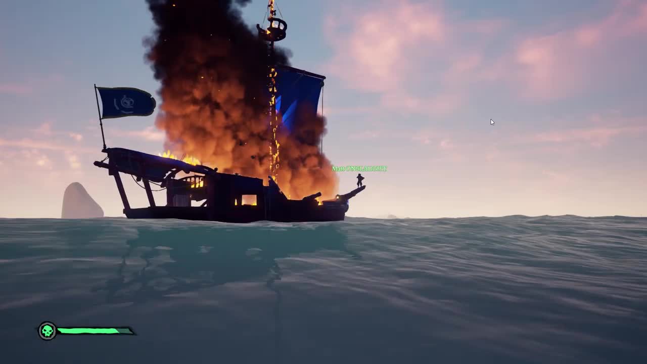 Sea of Thieves Going down with the ship