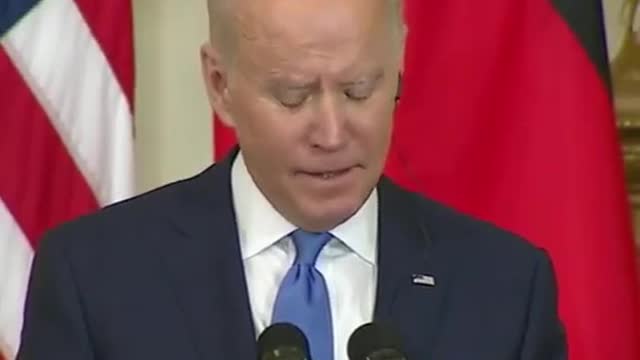 Back in February, Biden says 'There will be no longer a Nord Stream 2. We will bring an end to it.'