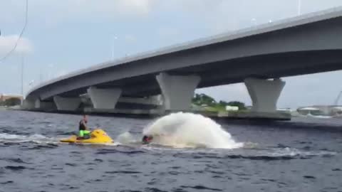 Man Builds Real Life Jet Pack To Walk On Water