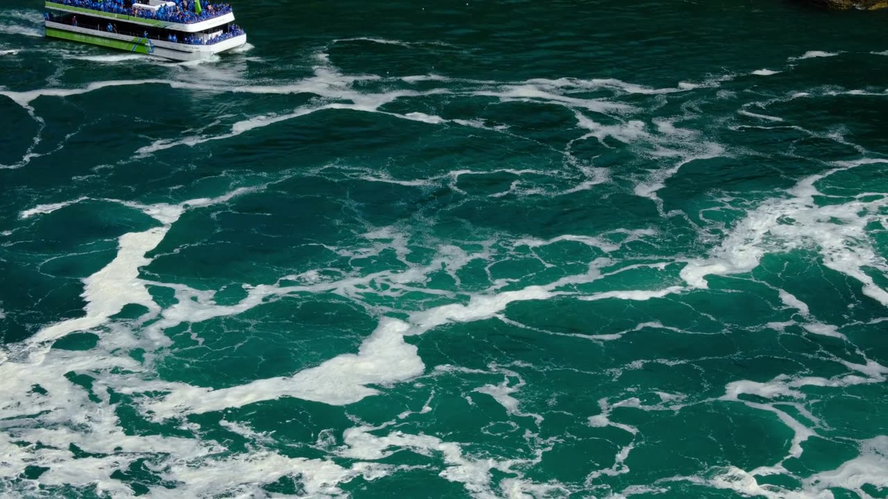 Ship in storm