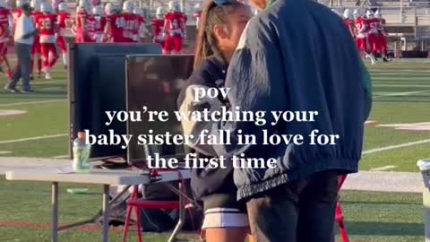 povyou're watching your baby sister fall in love forthe first time