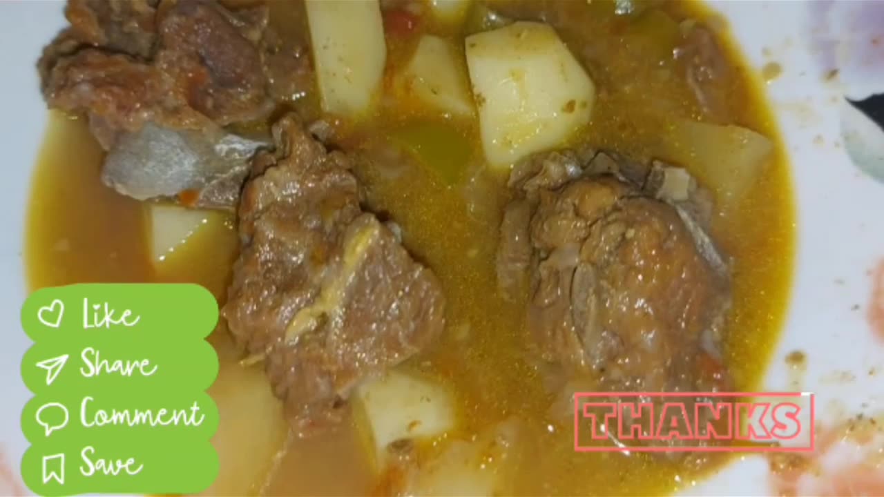 Mutton Curry with potatoes