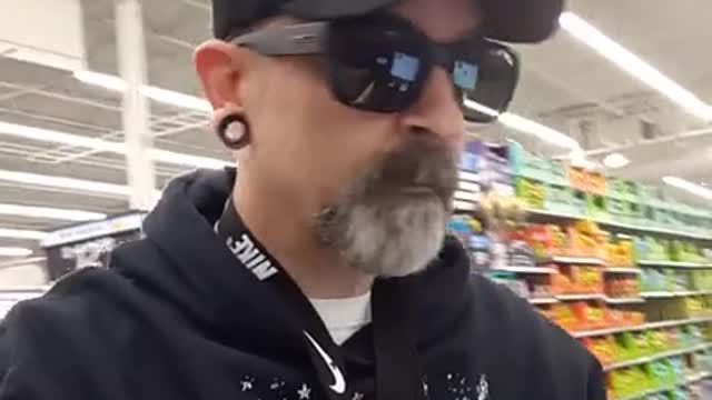 Wearing my Trump gear into Walmart