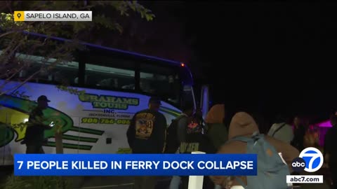 7 dead after ferry dock gangway collapses on Georgia island