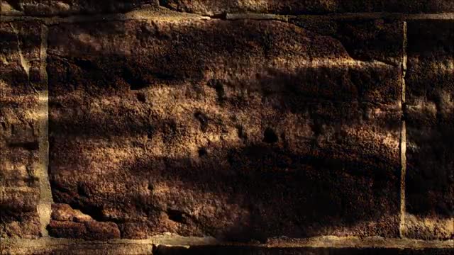 Light on Stone Wall- Background Loop_ HD Stock Footage