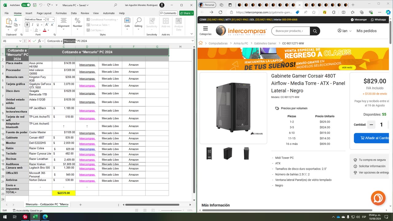 0230-Diseñando a "Mercurio" una computadora de escritorio ideal para principiantes 2024