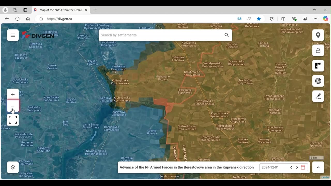 Ukraine - Russia War Map Updates Nov. 16 - 30, 2024