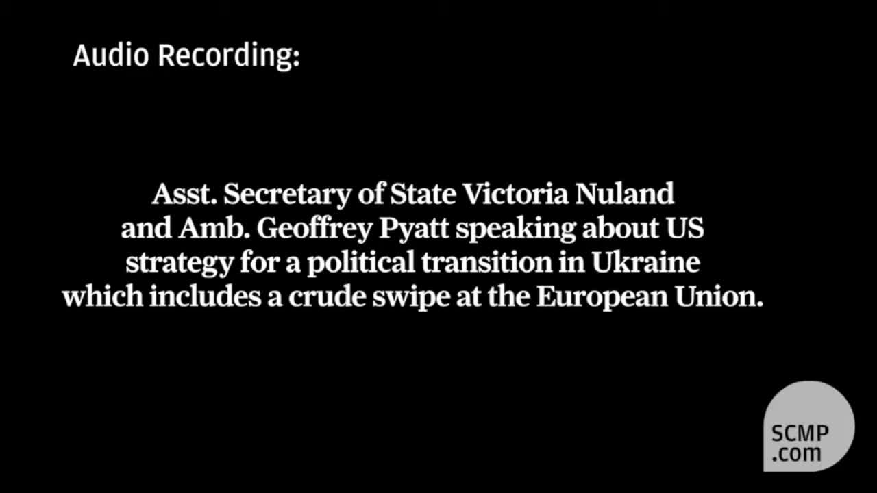 Recording of the US coup in Ukraine with US Govt officials picking their puppet leader of Ukraine.