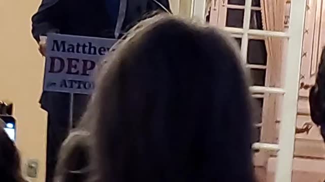 Matt Deperno and Donald Trump at Fundraiser in Marlargo, FL