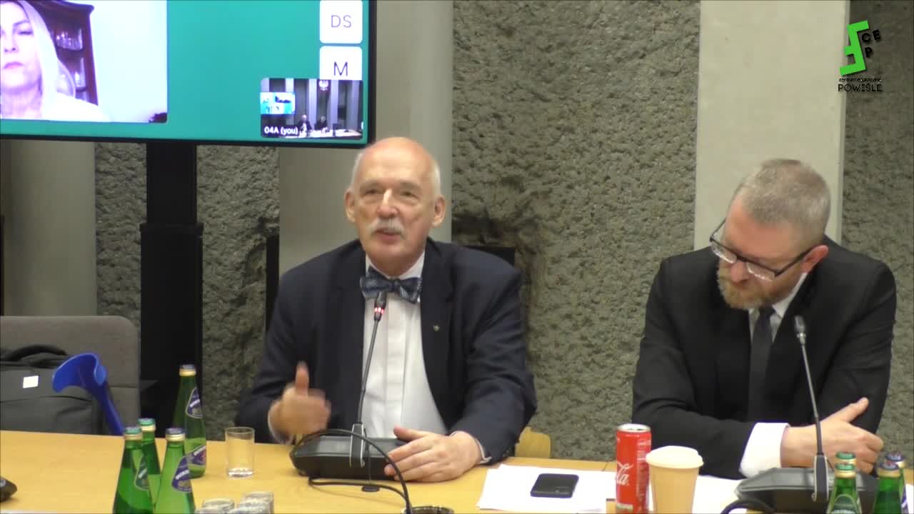 Grzegorz Braun i Goście na posiedzeniu Zespołu Parlamentarnego d/s segregacji sanitarnej 10.12.2021