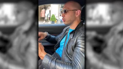 ANDREW TATE ON A BUGATTI