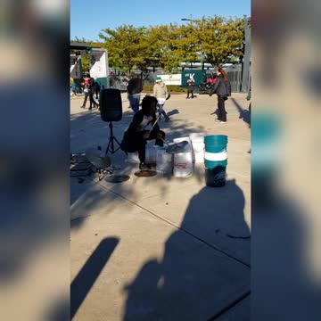 Street Performer- Bucket Buskin