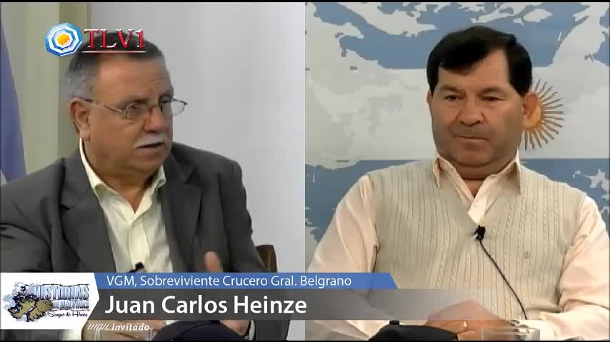 _En las balsas gritamos '¡Viva la Patria!', y cantamos el Himno