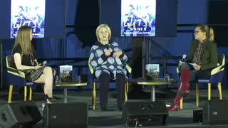 Hillary Clinton praises Pelosi, trashes Trump